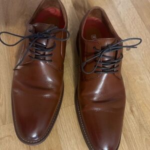 Stacy Adams Rich Brown Leather Oxfords